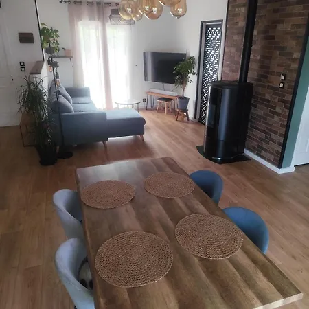 아파트 Maison Cosy Avec Piscine Ychoux